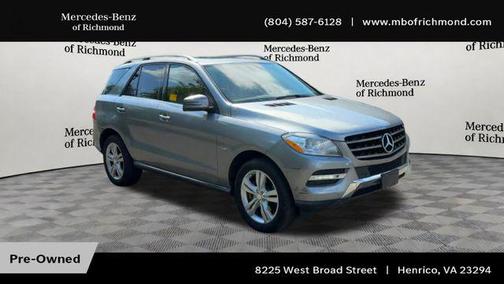 Palladium Silver 2012 Mercedes-Benz M-Class 4MATIC