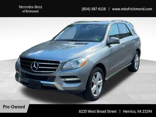 Palladium Silver 2012 Mercedes-Benz M-Class 4MATIC