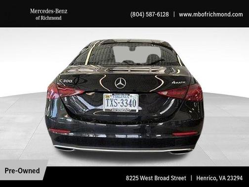 Black 2023 Mercedes-Benz C-Class C 300 4MATIC