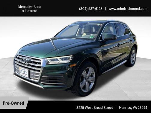 Azores Green Metallic 2018 Audi Q5 2.0T Tech Premium
