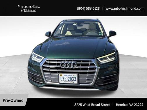 Azores Green Metallic 2018 Audi Q5 2.0T Tech Premium