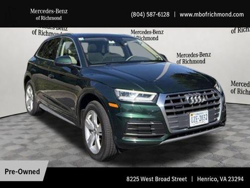 Azores Green Metallic 2018 Audi Q5 2.0T Tech Premium