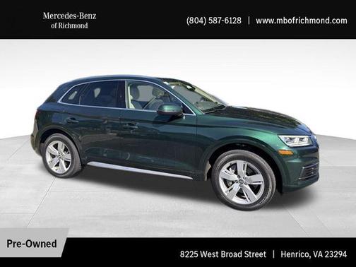Azores Green Metallic 2018 Audi Q5 2.0T Tech Premium