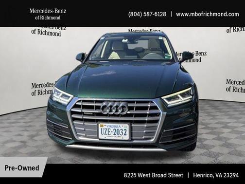 Azores Green Metallic 2018 Audi Q5 2.0T Tech Premium