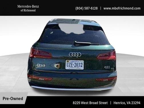 Azores Green Metallic 2018 Audi Q5 2.0T Tech Premium