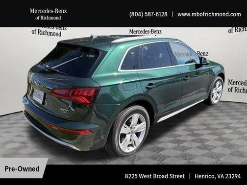 Azores Green Metallic 2018 Audi Q5 2.0T Tech Premium