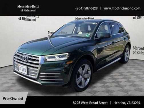 Azores Green Metallic 2018 Audi Q5 2.0T Tech Premium