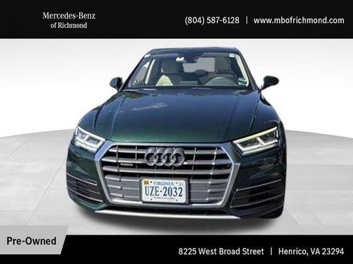 Azores Green Metallic 2018 Audi Q5 2.0T Tech Premium