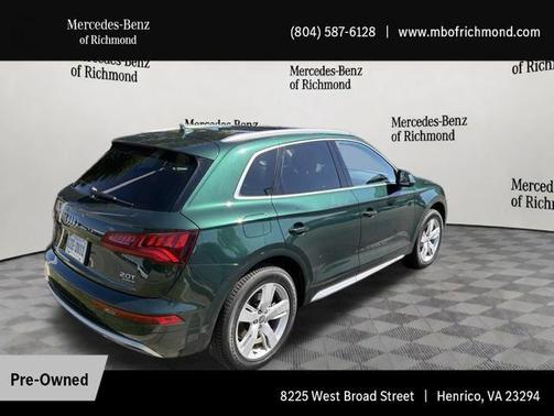 Azores Green Metallic 2018 Audi Q5 2.0T Tech Premium