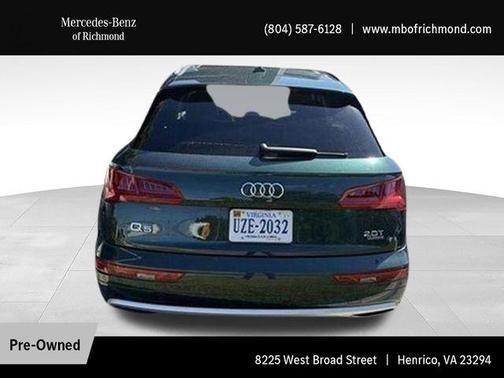 Azores Green Metallic 2018 Audi Q5 2.0T Tech Premium