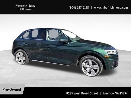 Azores Green Metallic 2018 Audi Q5 2.0T Tech Premium