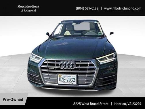 Azores Green Metallic 2018 Audi Q5 2.0T Tech Premium