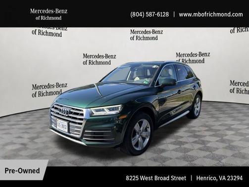 Azores Green Metallic 2018 Audi Q5 2.0T Tech Premium