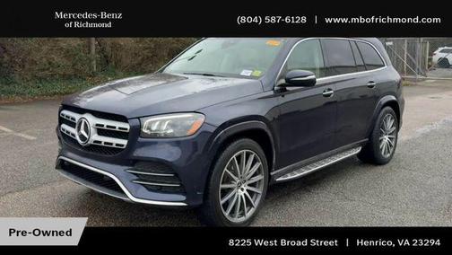 Lunar Blue Metallic 2022 Mercedes-Benz GLS 450 4MATIC