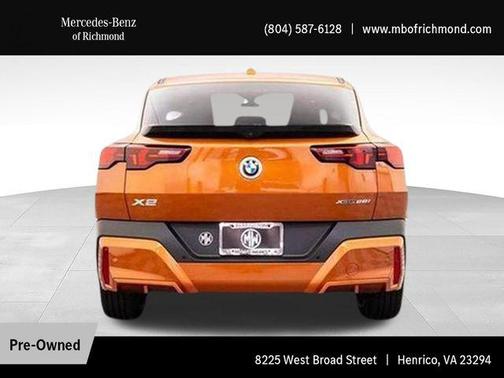 Utah Orange Metallic 2025 BMW X2 xDrive28i