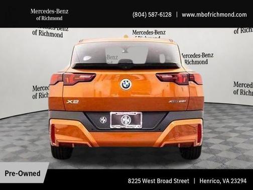 Utah Orange Metallic 2025 BMW X2 xDrive28i
