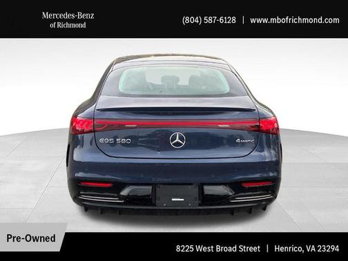 Twilight Blue Metallic 2023 Mercedes-Benz EQS 580 4MATIC