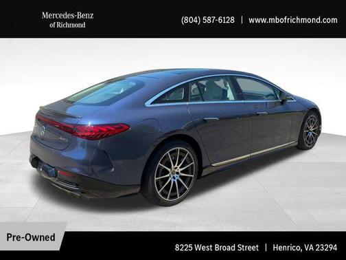 Twilight Blue Metallic 2023 Mercedes-Benz EQS 580 4MATIC