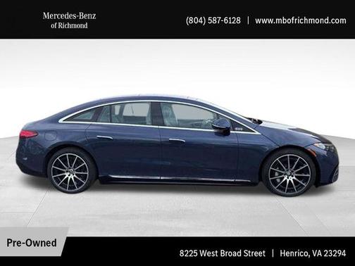 Twilight Blue Metallic 2023 Mercedes-Benz EQS 580 4MATIC