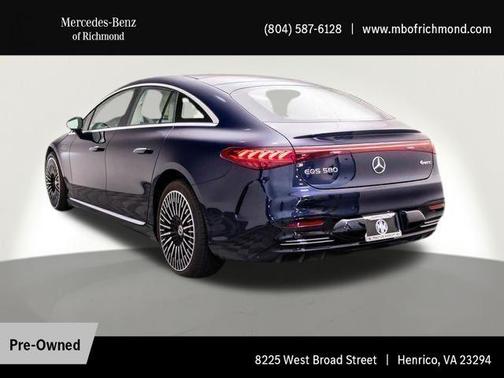 Nautical Blue 2023 Mercedes-Benz EQS 580 4MATIC