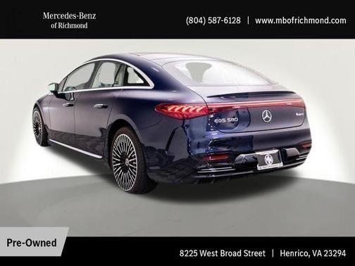 Nautical Blue 2023 Mercedes-Benz EQS 580 4MATIC