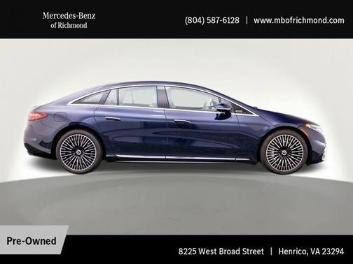 Nautical Blue 2023 Mercedes-Benz EQS 580 4MATIC