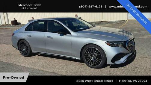 Cirrus Silver Metallic 2025 Mercedes-Benz E-Class 4MATIC