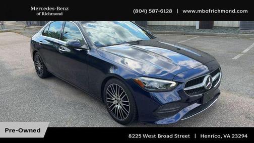 Lunar Blue Metallic 2023 Mercedes-Benz C-Class C 300 4MATIC