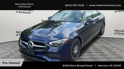Lunar Blue Metallic 2023 Mercedes-Benz C-Class C 300 4MATIC