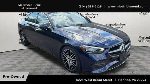 Lunar Blue Metallic 2023 Mercedes-Benz C-Class C 300 4MATIC