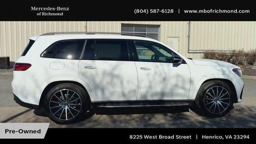 Polar White 2025 Mercedes-Benz GLS 580 4MATIC
