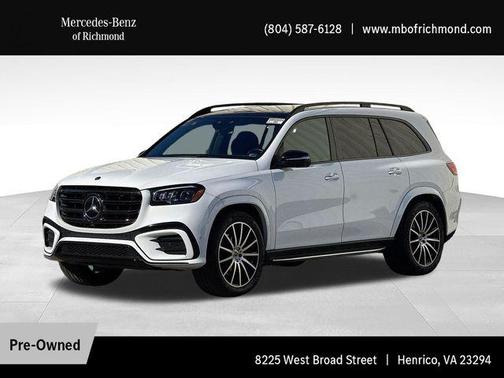 Polar White 2025 Mercedes-Benz GLS 580 4MATIC