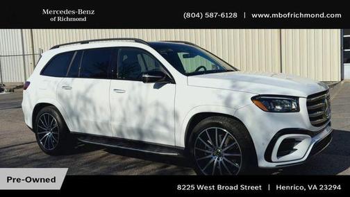 Polar White 2025 Mercedes-Benz GLS 580 4MATIC