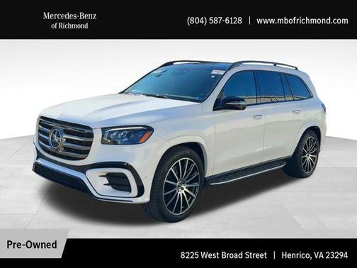 Polar White 2025 Mercedes-Benz GLS 580 4MATIC