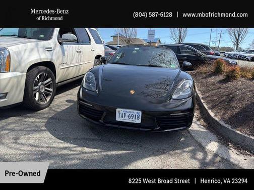Jet Black Metallic 2021 Porsche 718 Boxster Base