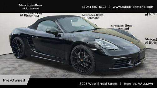 Jet Black Metallic 2021 Porsche 718 Boxster Base