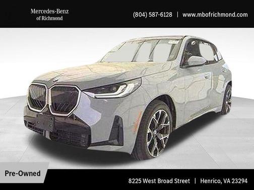 Gray Metallic 2025 BMW X3 30 xDrive