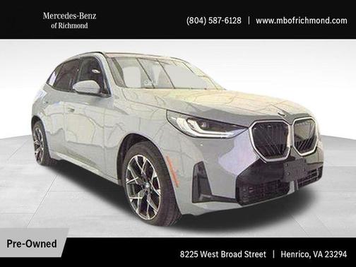 Gray Metallic 2025 BMW X3 30 xDrive