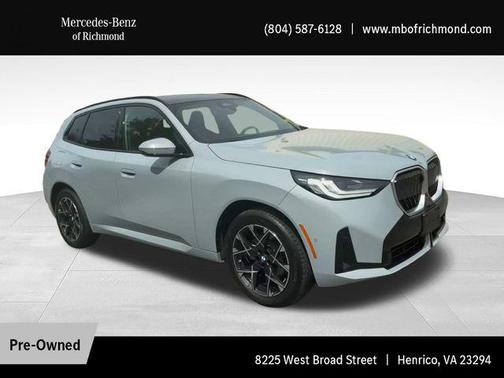 Gray Metallic 2025 BMW X3 30 xDrive