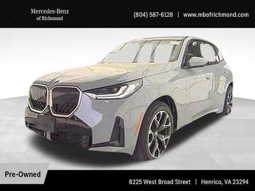 Gray Metallic 2025 BMW X3 30 xDrive