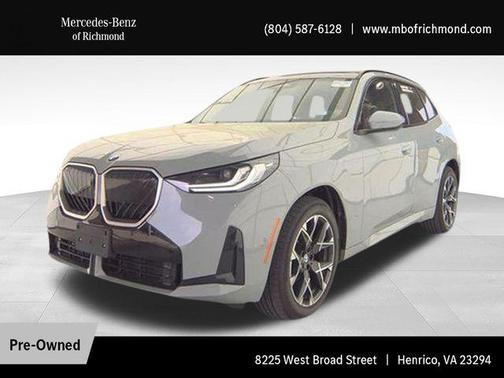 Gray Metallic 2025 BMW X3 30 xDrive
