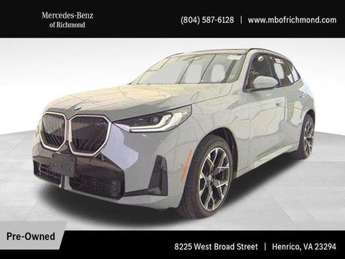 Gray Metallic 2025 BMW X3 30 xDrive