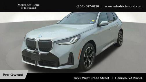 Gray Metallic 2025 BMW X3 30 xDrive