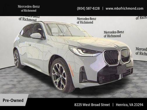 Gray Metallic 2025 BMW X3 30 xDrive