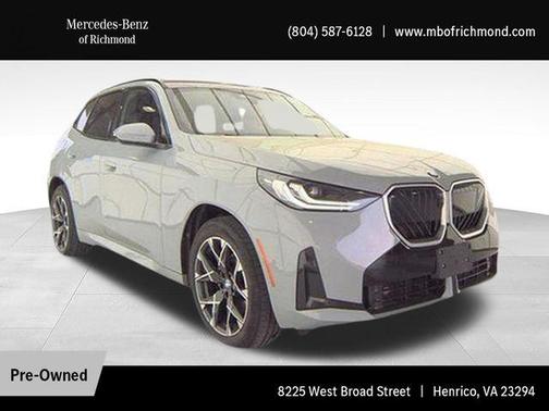 Gray Metallic 2025 BMW X3 30 xDrive