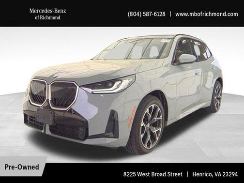 Gray Metallic 2025 BMW X3 30 xDrive