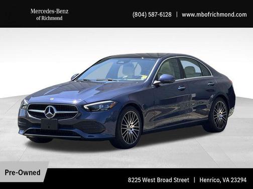 Twilight Blue Metallic 2025 Mercedes-Benz C-Class C 300 4MATIC