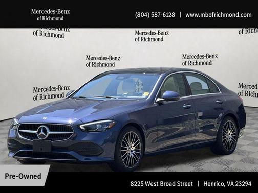 Twilight Blue Metallic 2025 Mercedes-Benz C-Class C 300 4MATIC