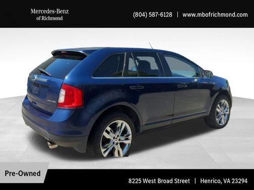 DARK BLUE PEARL METALLIC 2012 Ford Edge Limited