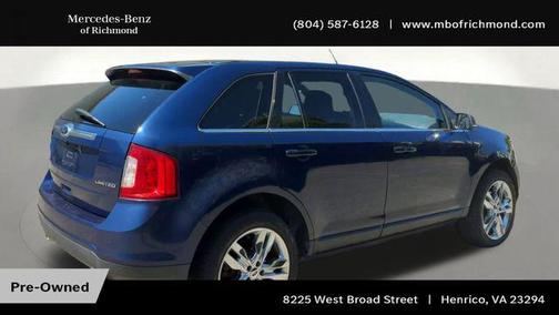 DARK BLUE PEARL METALLIC 2012 Ford Edge Limited